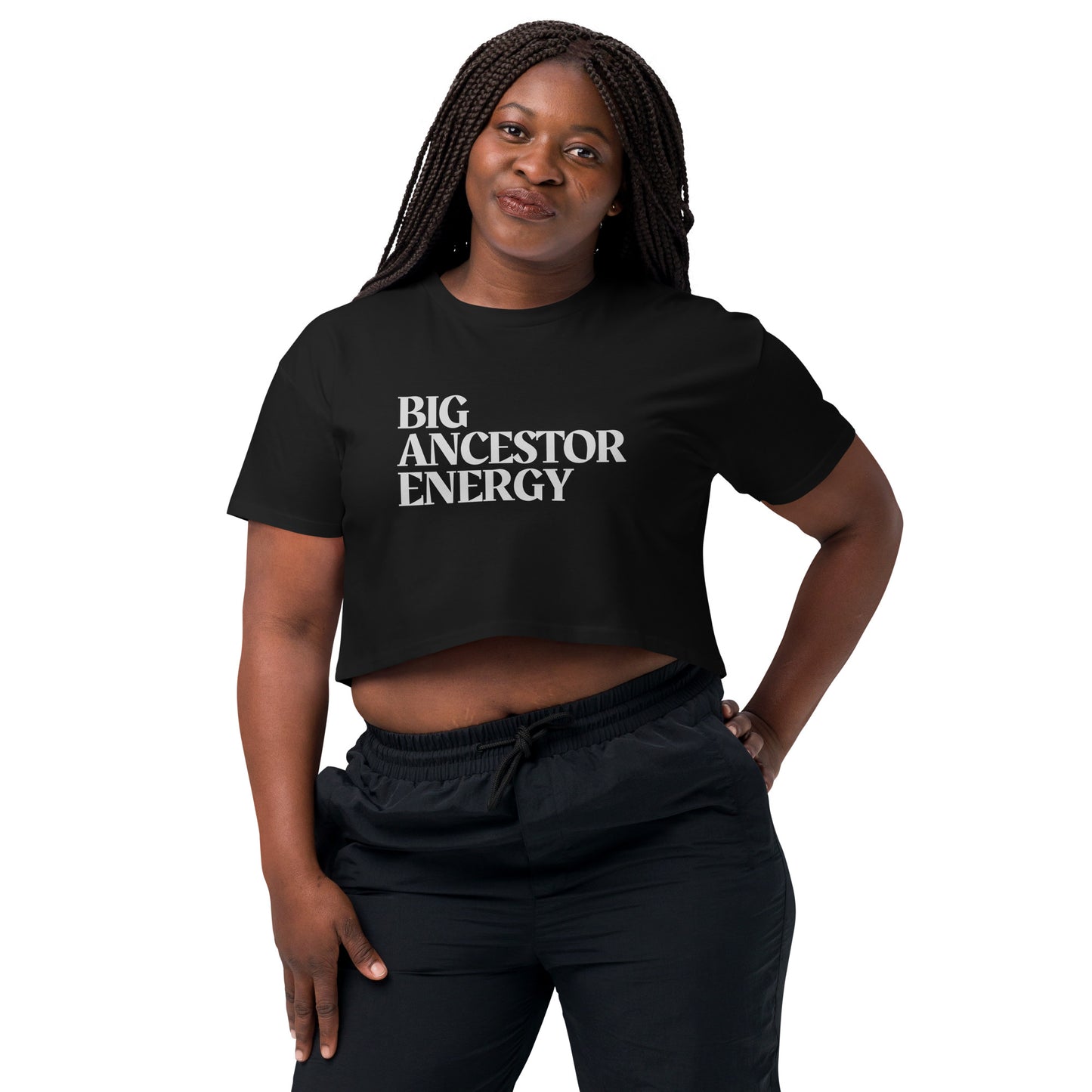 Big Ancestor Energy, Women’s crop top