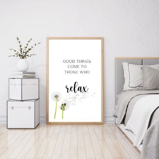 Wall Art Inspirational Decor Good Things Come To Those