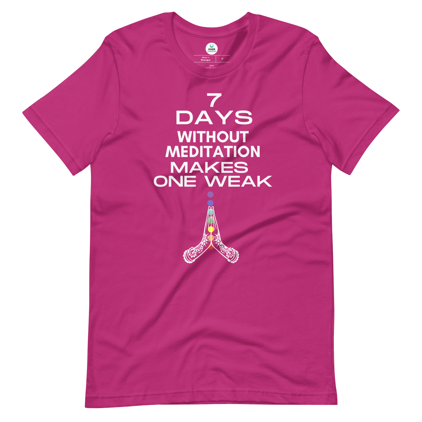 7 Days Without Meditation Inspirational Unisex T-Shirt